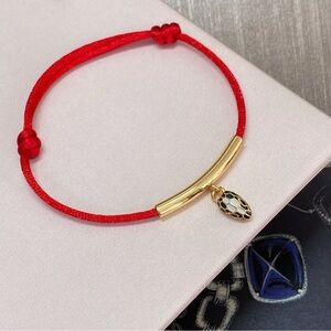 BVLGARI serpentine red string bracelet